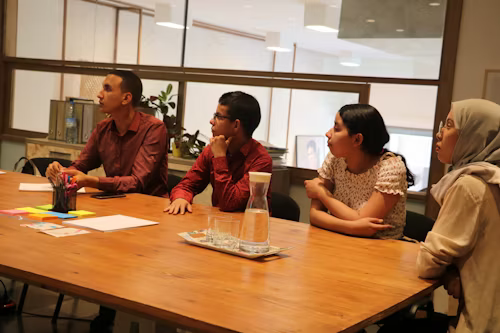 InnerBlooms team discussing holistic health